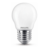 Philips LED lampa E27 | G45 | 2700K | 4.3W  LPH02356