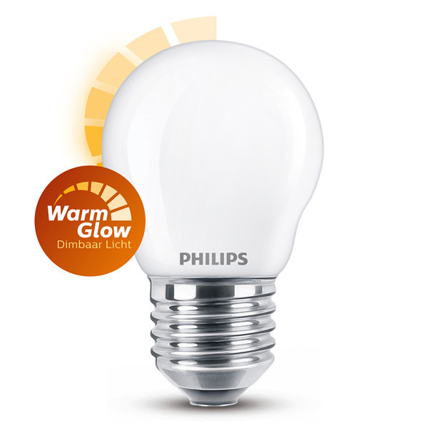 Philips LED lampa E27 | G45 | 3.4W | dimbar 929003013601 LPH02586 - 1