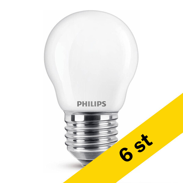 Philips LED lampa E27 | G45 | 4000K | 6.5W | 6st [Philips]  LPH02365 - 1