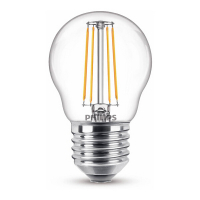 Philips LED lampa E27 | G45 | klar | 4.3W $$ 929001890555 LPH02372