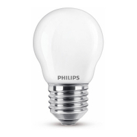LED lampa E27 | G45 frostad | 4000K | 2,2W [Philips] LPH02360
