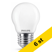 LED lampa E27 | G45 matt | 2200-2700K | 3.4W (40W) | dimbar [Philips] 6st LPH02587