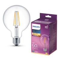 LED lampa E27 | G95 klar | 2700K | 5,9W (60W) [Philips] LPH04251