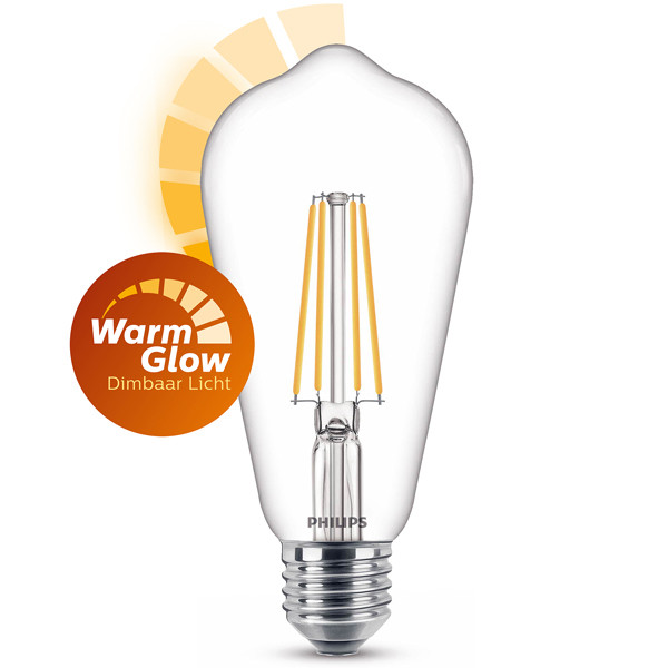 Philips LED lampa E27 | edisonlampa | 5.9W | dimbar  LPH02539 - 1