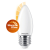 LED lampa E27 dimbar | C35 frostad | 3.4W [Philips] LPH02590 - 1