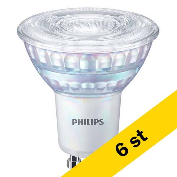 LED spotlight GU10 dimbar | warmglow | 2200-2700K | 3,8W [Philips] 6st LPH02528 - 1