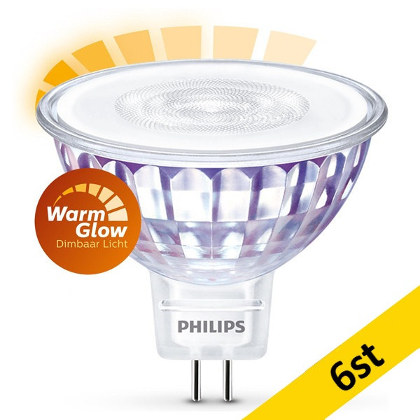 LED spotlight GU5.3 dimbar | 2200-2700K | 7W (50W) [Philips] 6st LPH01270 - 1
