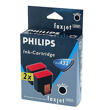 Philips PFA-432 svart bläckpatron 2-pack (original) PFA-432 032925 - 1