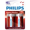 Philips Power Alkaline D/LR20 batteri 2-pack