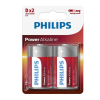 Philips Power Alkaline D/LR20 batteri 2st