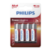 Philips Power Alkaline MN1500 AA/LR6 batteri 4-pack LR6P4B/10 098300