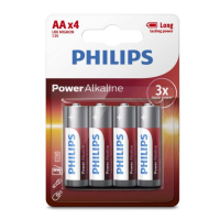 Philips Power Alkaline MN1500 AA/LR6 batteri 4st 098300