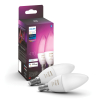 Smart lampa E14 dimbar | C39 White RGB+ | 2000-6500K | 4W [Philips Hue] 2st LPH02701 - 1
