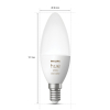 Smart lampa E14 dimbar | C39 White RGB+ | 2000-6500K | 4W [Philips Hue] 2st LPH02701 - 3