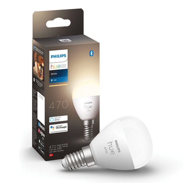 Smart lampa E14 dimbar | P45 White | 2700K | 5,7W [Philips Hue] LPH02723 - 1