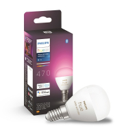 Smart lampa E14 dimbar | P45 White RGB+ | 2200-6500K | 5,1W (40W) [Philips Hue] LPH03365