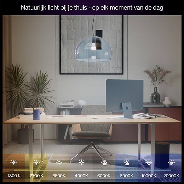 Smart lampa E27 dimbar | A60 White | 1000-20000K | 8,1W (75W) [Philips Hue] LPH04278 - 4