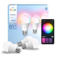 Smart lampa E27 dimbar | A60 White RGB+ | 2200-6500K | 8W (60W) [Philips Hue] 3st LPH04291