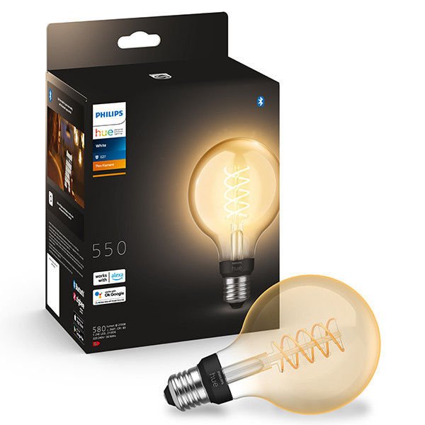 Smart lampa E27 dimbar | G95 Gold | 2100K | 7W (40W) [Philips Hue] LPH03642 - 1
