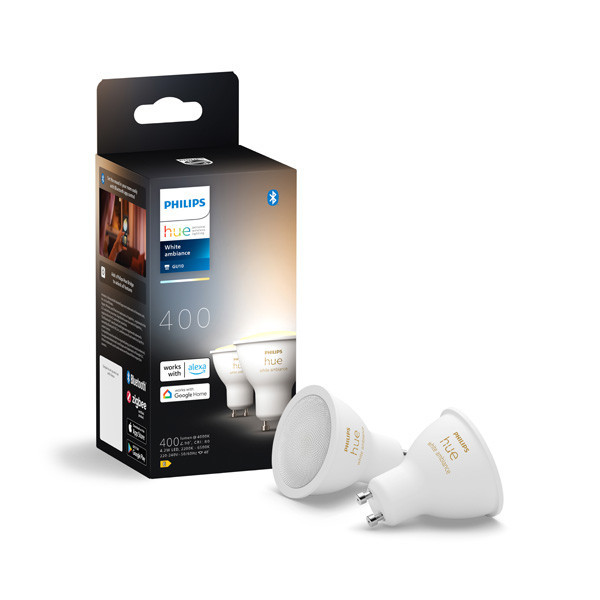 Smart lampa GU10 dimbar | PAR16 White | 2200-6500K | 4,2W (40W) [Philips Hue] 2st LPH03732 - 1