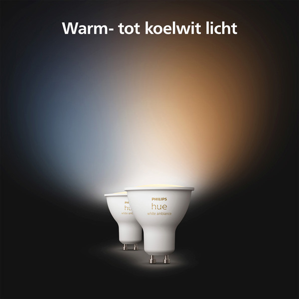 Smart lampa GU10 dimbar | PAR16 White | 2200-6500K | 4,2W (40W) [Philips Hue] 2st LPH03732 - 4