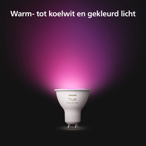 Smart lampa GU10 dimbar | PAR16 White RGB+ | 2000-6500K | 4,2W (40W) [Philips Hue] LPH03695 - 4