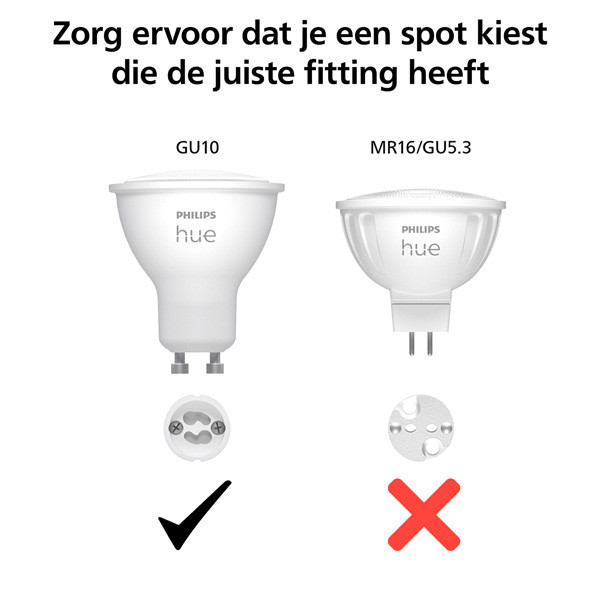 Smart lampa GU10 dimbar | PAR16 White RGB+ | 2000-6500K | 4,2W (40W) [Philips Hue] LPH03695 - 7