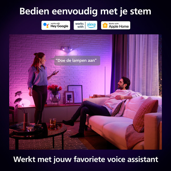 Smart lampa GU10 dimbar | PAR16 White RGB+ | 2000-6500K | 4,2W (40W) [Philips Hue] LPH03695 - 8