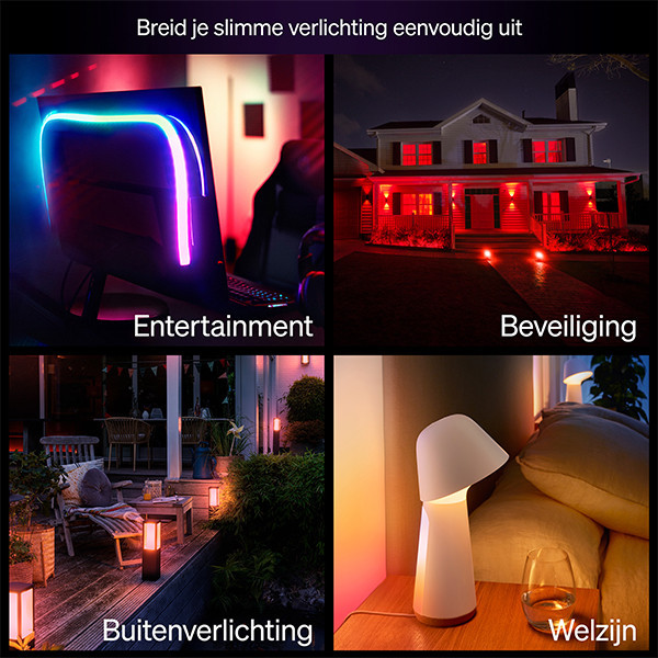 Smart lampa GU10 dimbar | White RGB+ | 2200-6500K | 4,7W (50W) [Philips Hue] 3st LPH04292 - 9