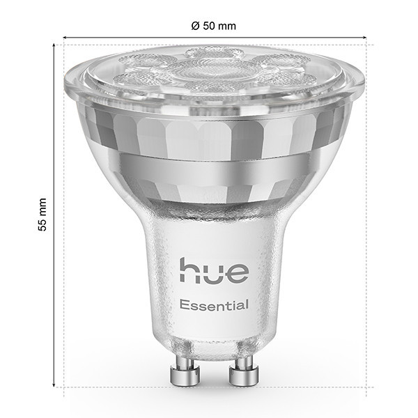 Smart lampa GU10 dimbar | White RGB+ | 2200-6500K | 4,7W (50W) [Philips Hue] LPH04290 - 2