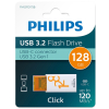 USB-minne 3.2 128GB | Philips Click 128 (USB-C-anslutning)