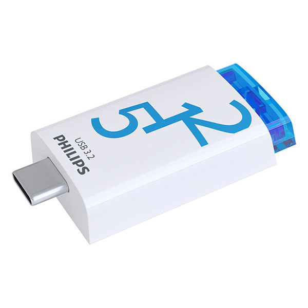 USB-minne 3.2 512GB | Philips Click 512 (USB-C-anslutning) 098715 - 1