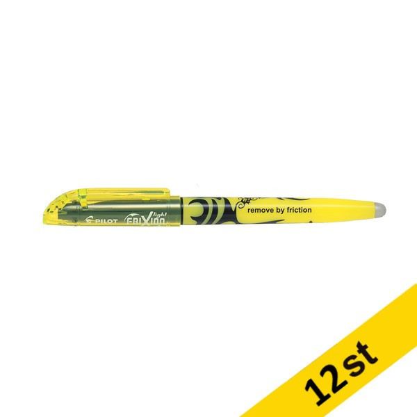 Överstrykningspenna Pilot Frixion | gul | 12st 240084 - 1