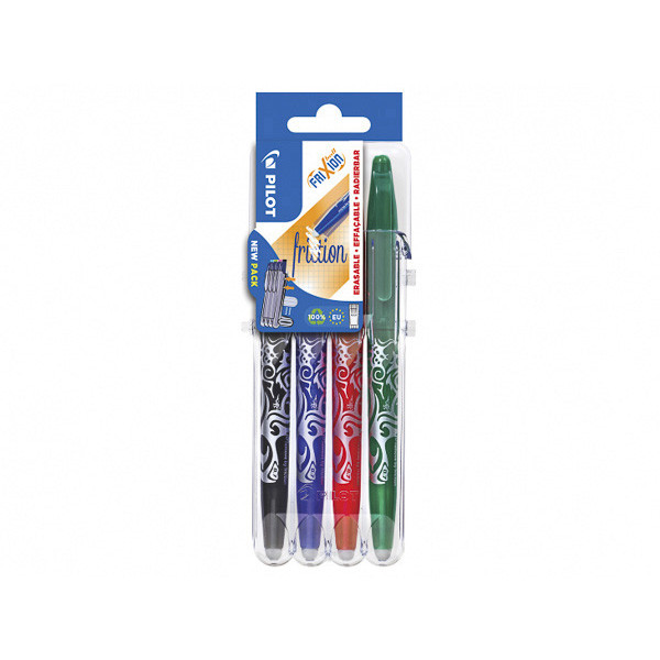 Pilot Kulspetspenna | Pilot Frixion Ball Set2Go Basic | sorterade färger | 4st 546795 404502 - 1