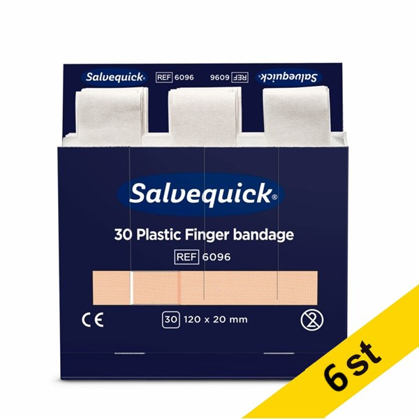 Plastplåster extra lång | Salvequick | 6st 501461 - 1