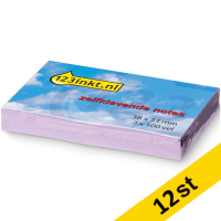 Post-it lappar 38mm x 51mm | 123ink | lila | 100 ark | 3st x12  300488