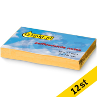 Post-it lappar 38mm x 51mm | 123ink | orange | 100 ark  | 3st x12  300483