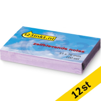 Post-it lappar 51mm x 76mm | 123ink | lila | 100 ark | 12st  300489