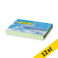 Post-it lappar 76 mm x 102mm | 123ink | grön | 100 ark | 12st  300052