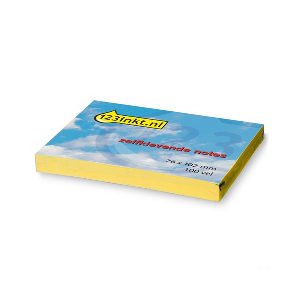 Post-it lappar 76mm x 102mm | 123ink | gul | 100 ark 21008 657GEC 300005 - 1