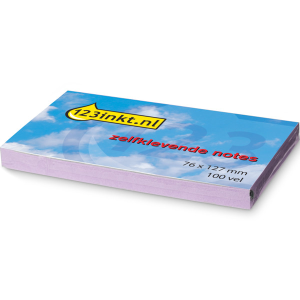 Post-it lappar 76mm x 127mm | 123ink | lila | 100 ark  300476 - 1
