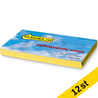 Post-it lappar 76mm x 127mm | 123ink | linjerade gul | 100 ark | 12st 635CYC 300482