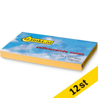 Post-it lappar 76mm x 127mm | 123ink | orange | 100 ark | 12st  300485