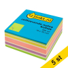 Post-it lappar 76mm x 76mm | 123ink | neon | 400 ark | 5st 301079 - 1