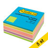 Post-it lappar 76mm x 76mm | 123ink | neon | 400 ark | 5st