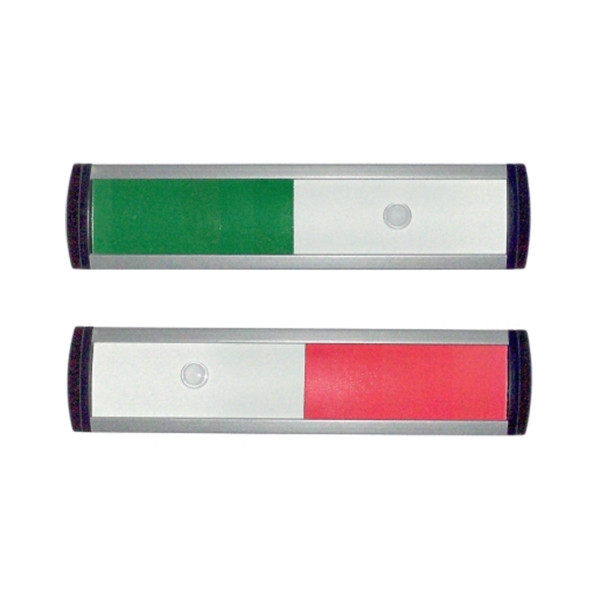 Posta Skylt "Ledigt/Upptaget" | rostfritt stål | 12,5x3cm 39200 400501 - 1