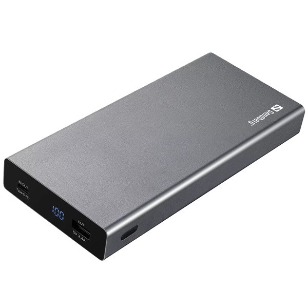 Powerbank 20.000 mAh | 420-52 Sandberg PD 100W | USB-C | svart 420-52 238681 - 1