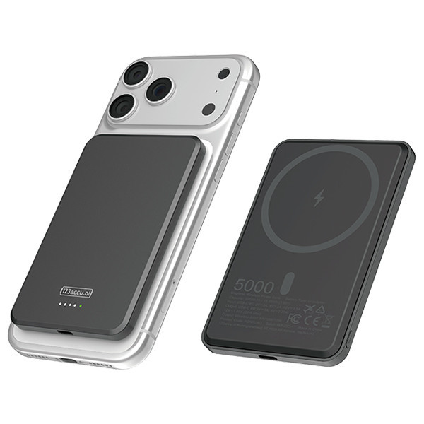 Powerbank 5.000mAh | trådlös | 123ink ADR00363 - 1