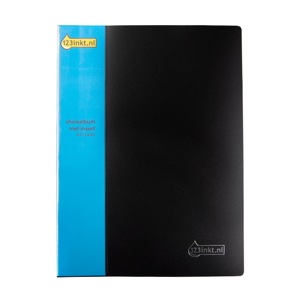Presentationsmapp​​​​​​​ A4 10 fickor | 123ink svart 301590 - 1