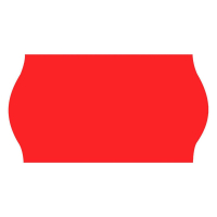 Prisetiketter avtagbara | 26x16mm | röd | 8.400st SE000280